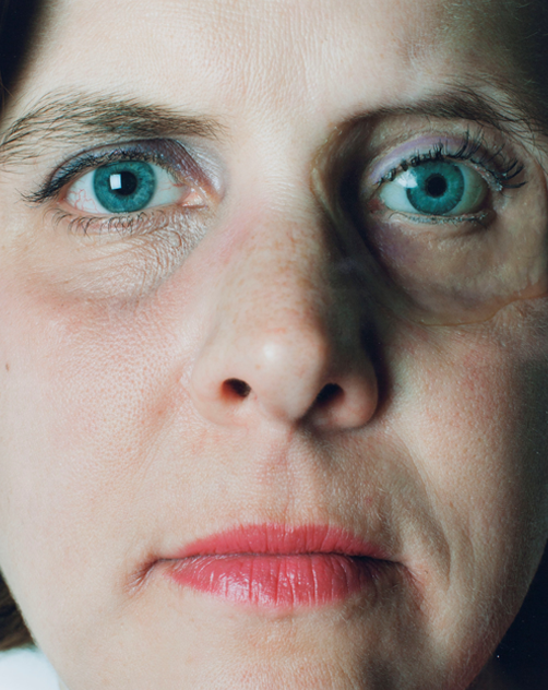 Close-up of a woman's face